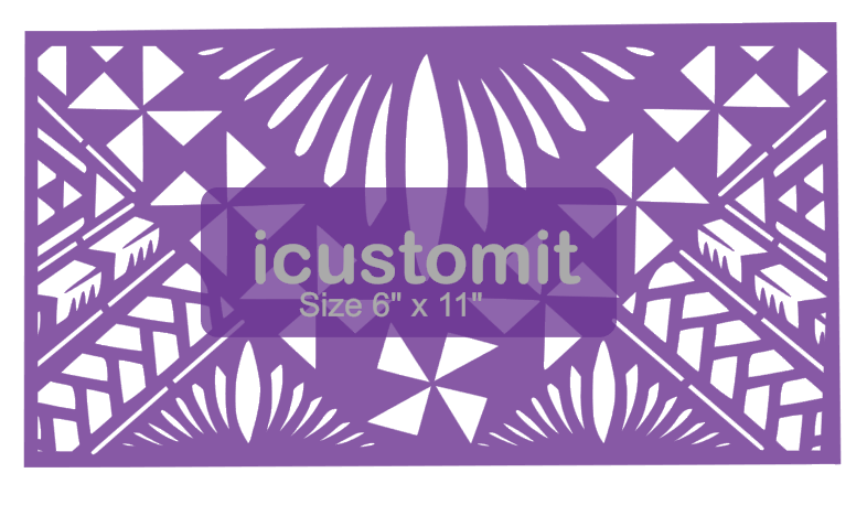Polynesian Cake Stencil #17