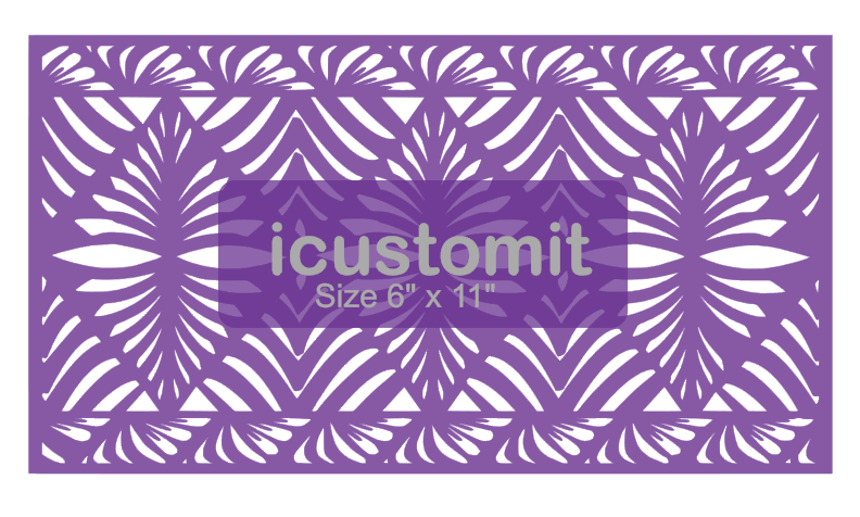 Polynesian Cake Stencil #23