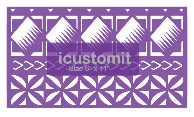 Polynesian Cake Stencil #26