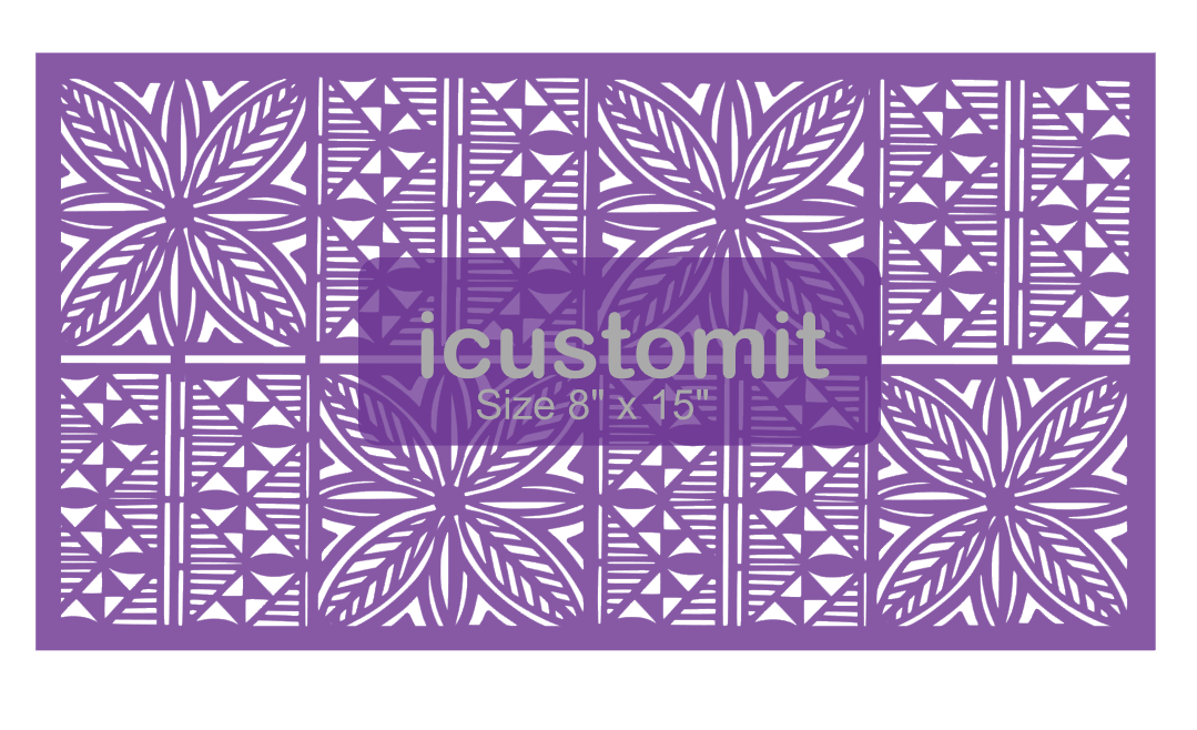 Polynesian Cake Stencil #27