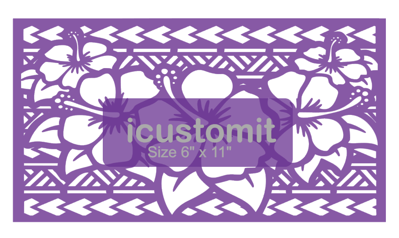 Polynesian Cake Stencil #41