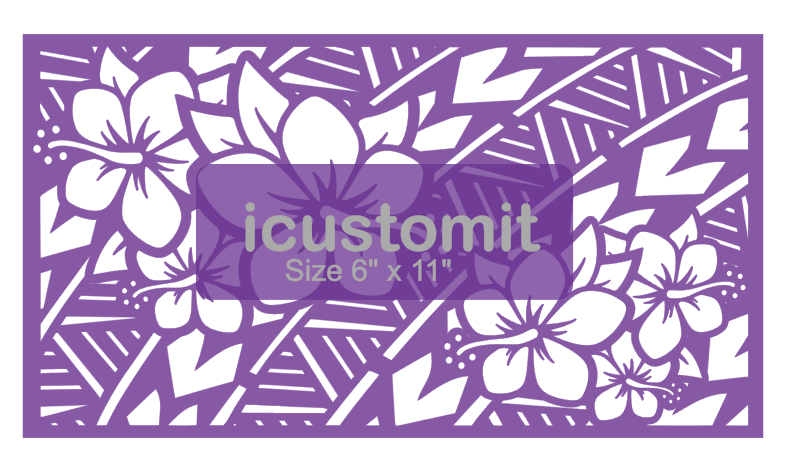 Polynesian Cake Stencil #43
