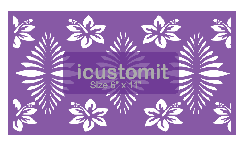 Polynesian Cake Stencil #46