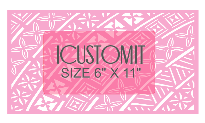 Polynesian Cake Stencil #51