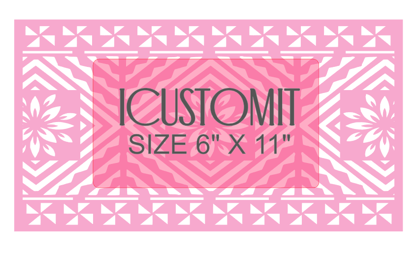 Polynesian Cake Stencil #52