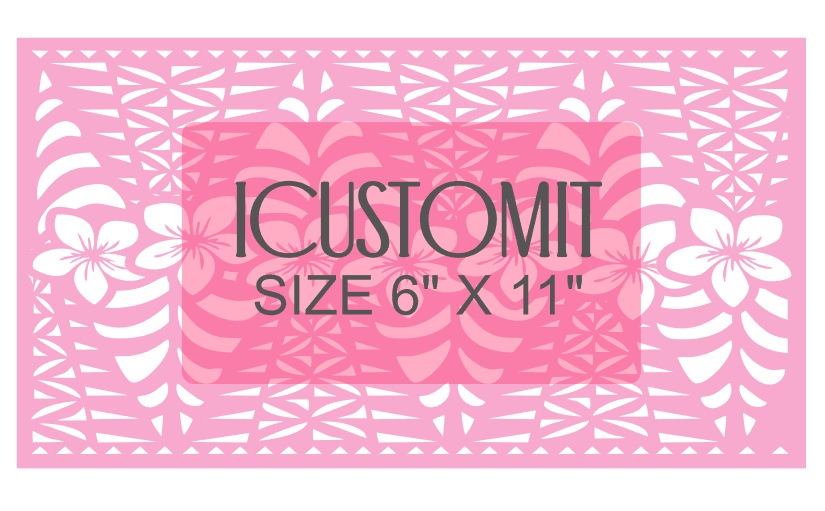 Polynesian Cake Stencil #59