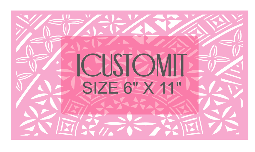 Polynesian Cake Stencil #60