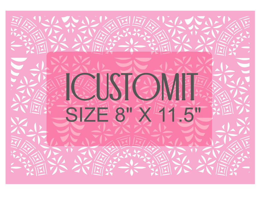Polynesian Cake Stencil #61