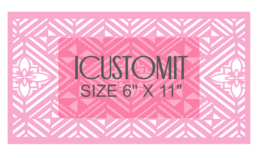 Polynesian Cake Stencil #62