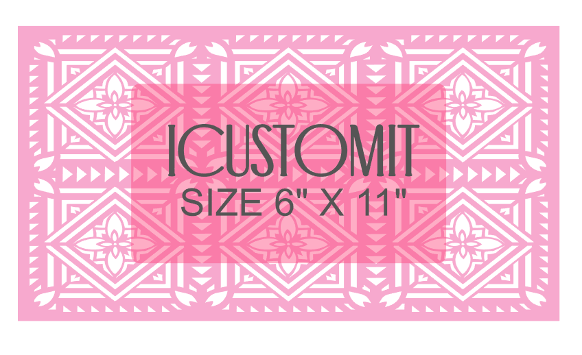 Polynesian Cake Stencil #63