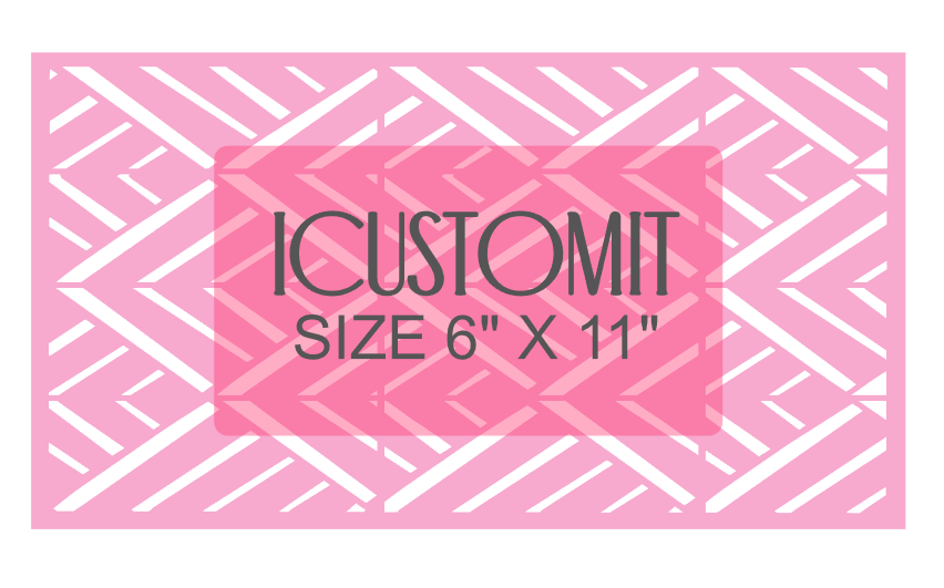 Polynesian Cake Stencil #64