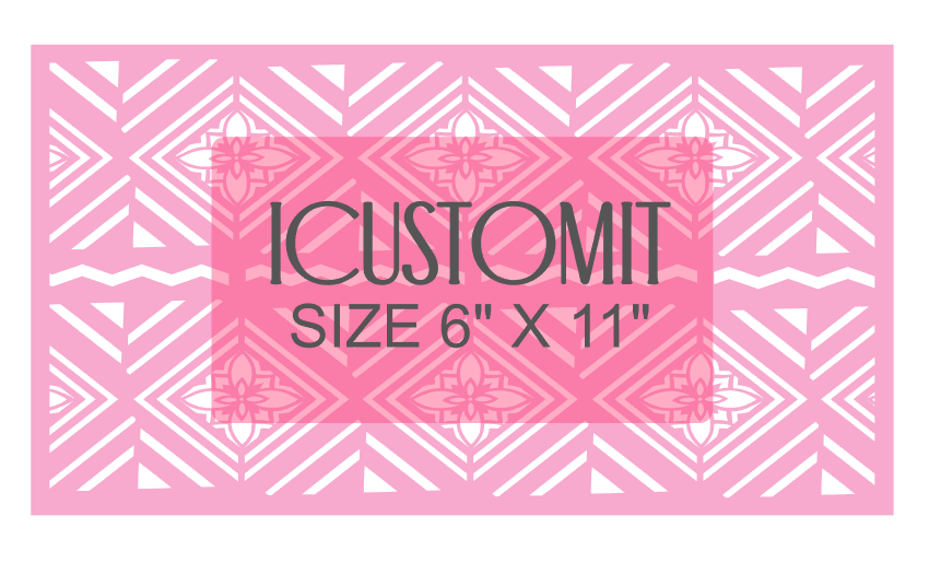 Polynesian Cake Stencil #65