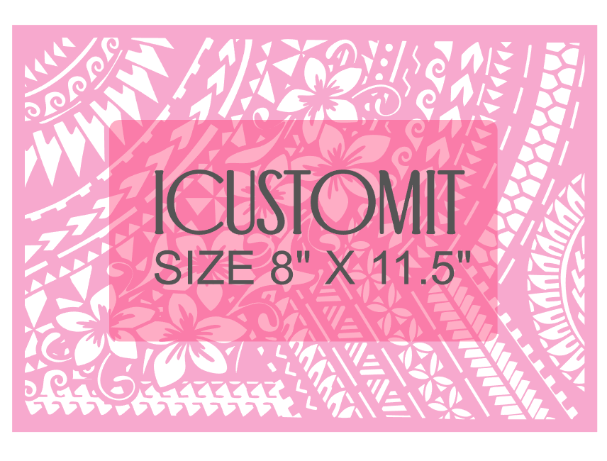 Polynesian Cake Stencil #69