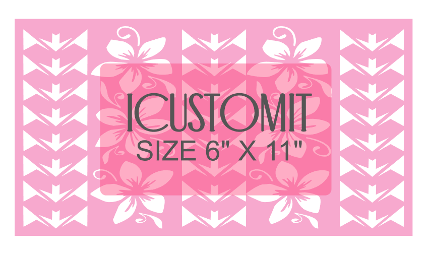 Polynesian Cake Stencil #78
