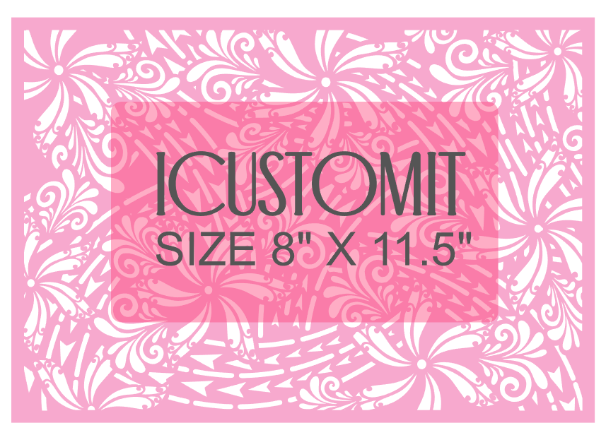 Polynesian Cake Stencil #79