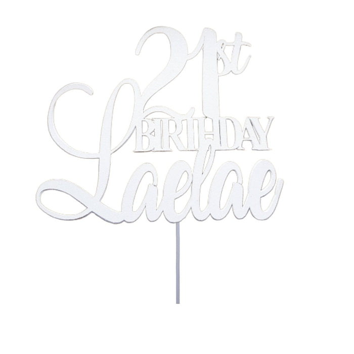 Happy Birthday Cake topper Style 2