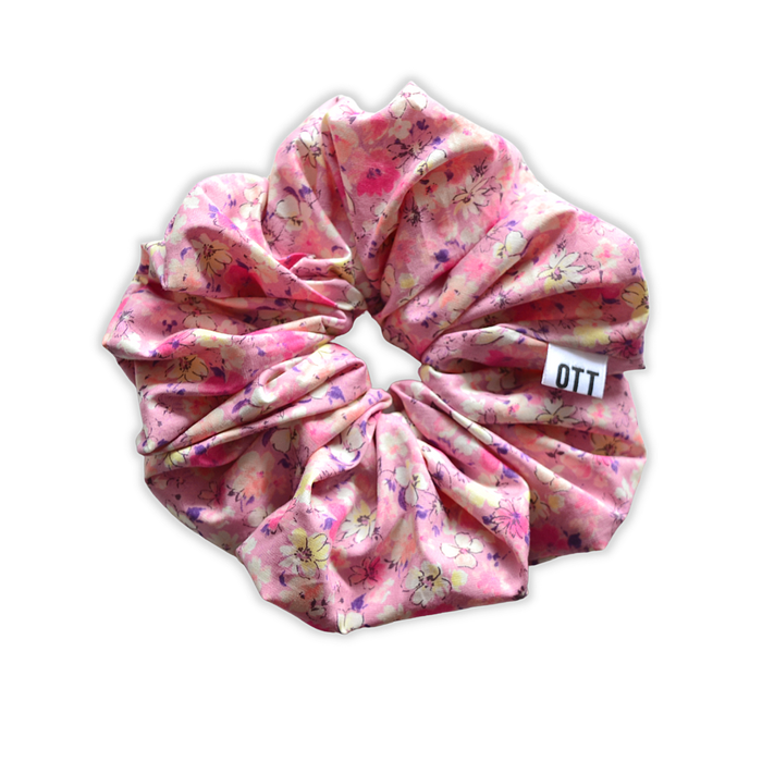 OVER SIZE Floral Scrunchie #3