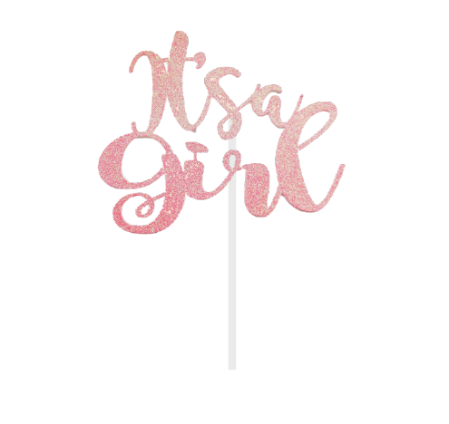 It's a girl Cake Topper