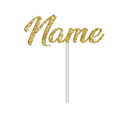 Customize Name Cake Topper