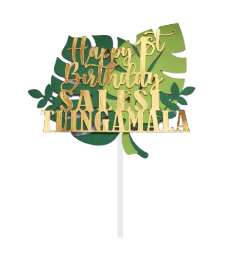 Jungle theme Cake topper #2