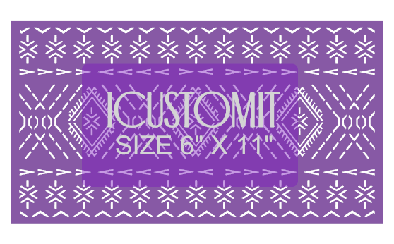 Polynesian Cake Stencil #80