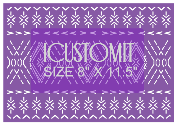 Polynesian Cake Stencil #80