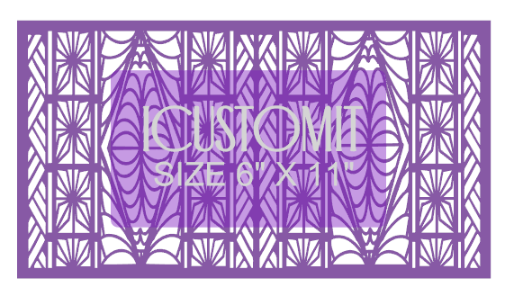 Polynesian Cake Stencil #82