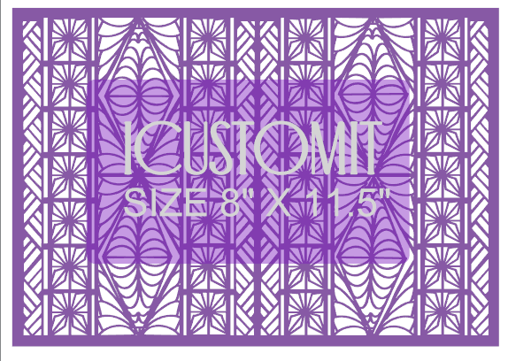 Polynesian Cake Stencil #82