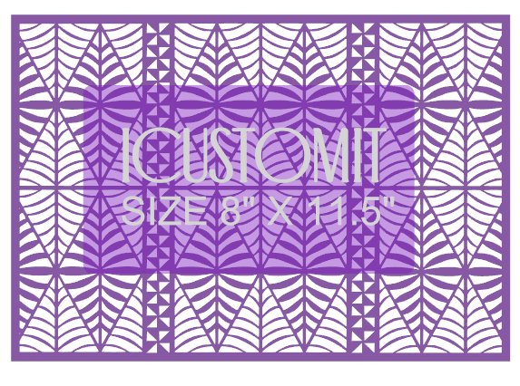 Polynesian Cake Stencil #87