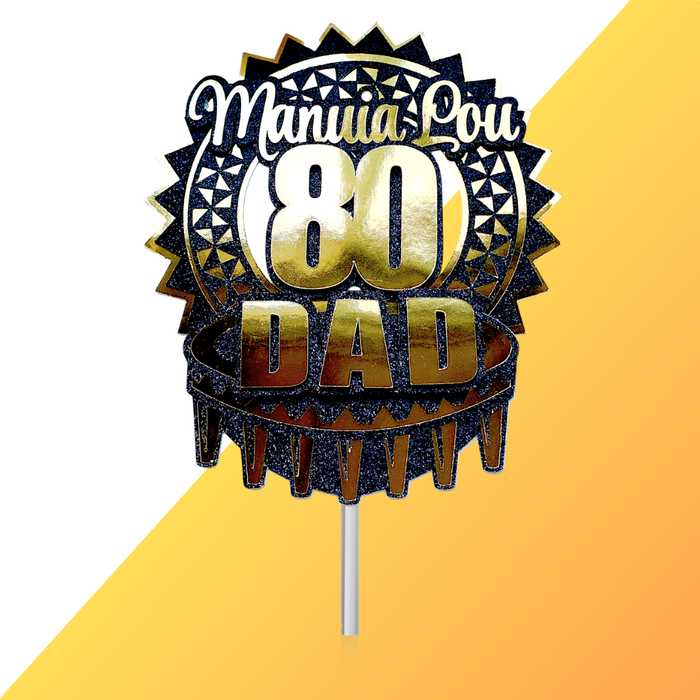 Polynesian Style Cake Topper#13