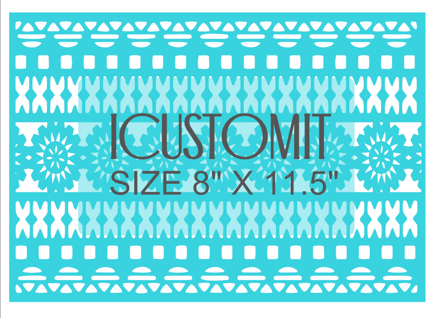 Fijian Cake Stencil