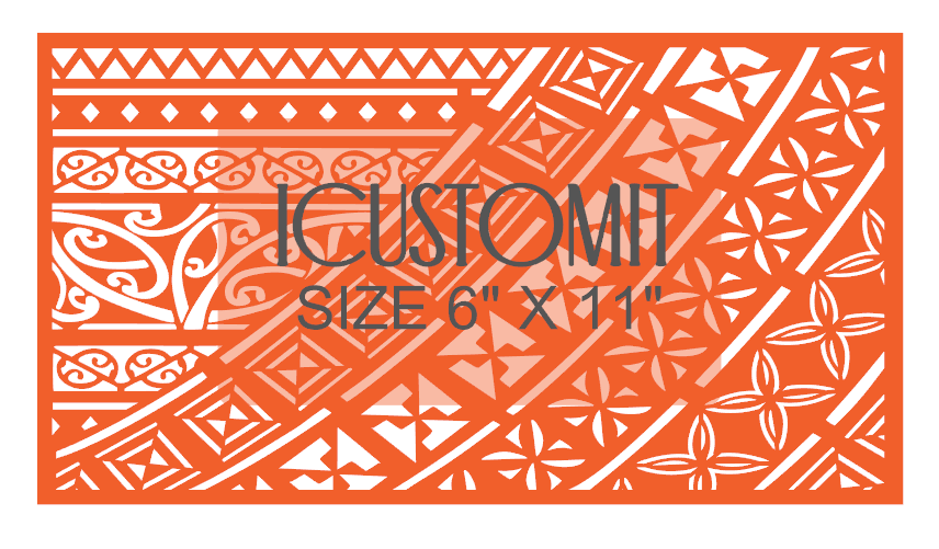 Maori/Tongan Cake Stencil
