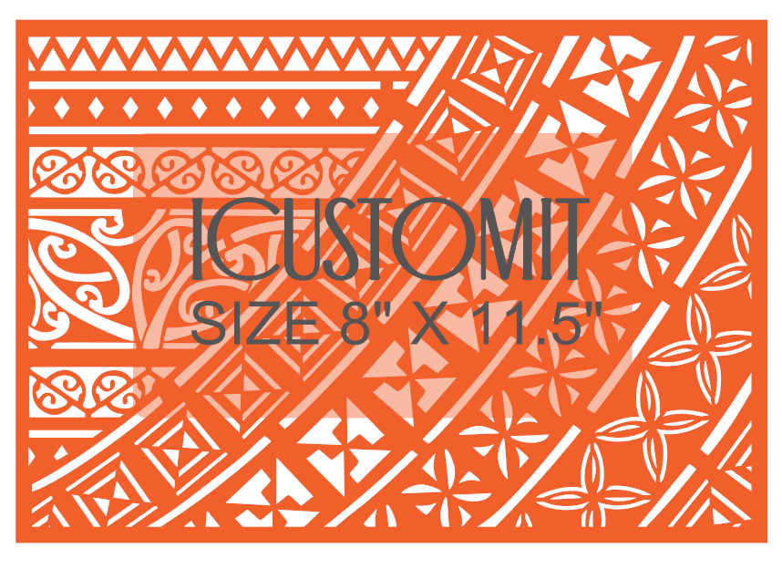 Maori/Tongan Cake Stencil