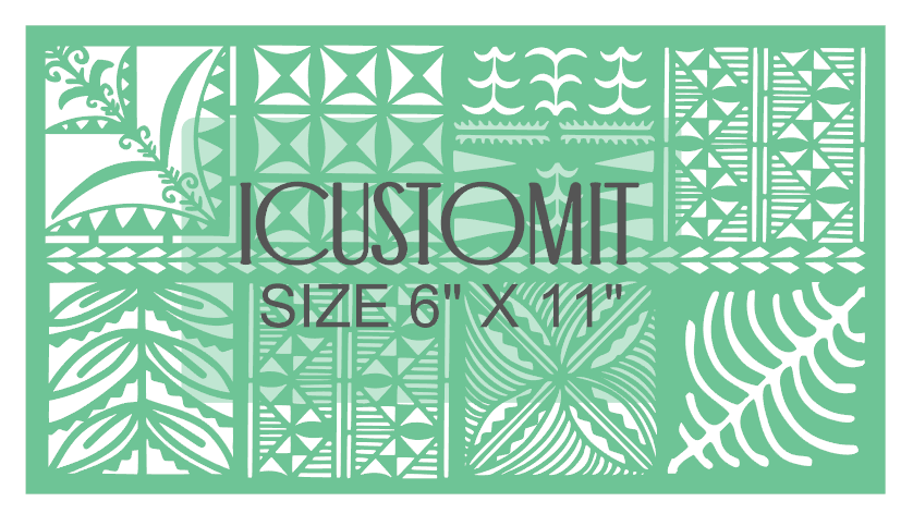 Niuean Cake Stencil