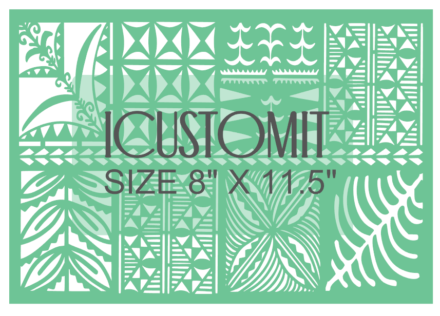Niuean Cake Stencil