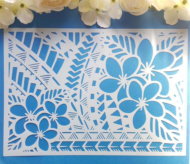 Polynesian Cake Stencil #25