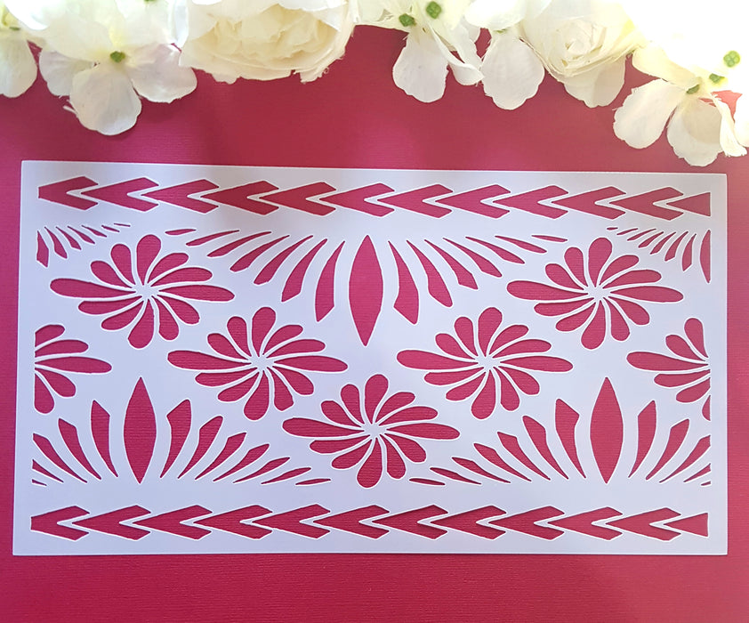 Polynesian Cake Stencil #36