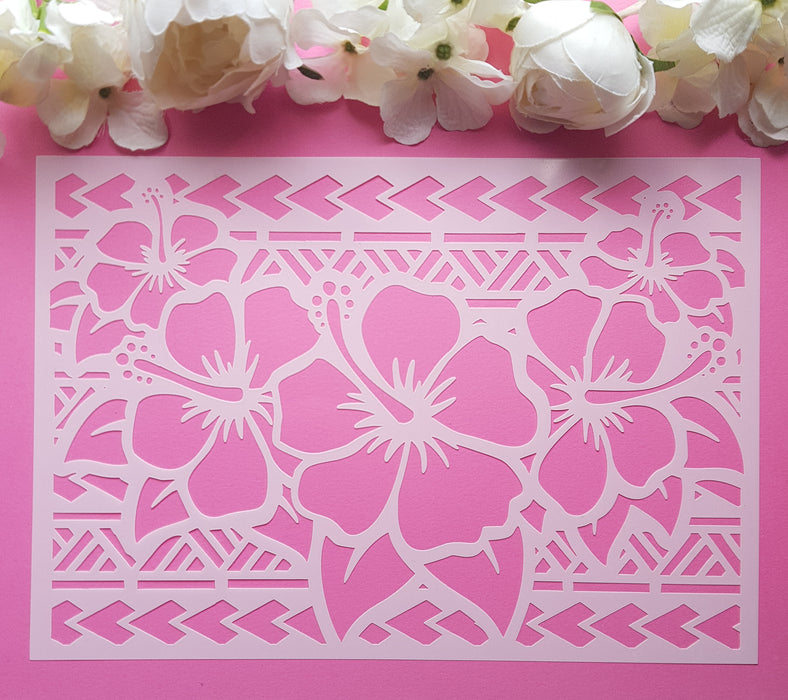 Polynesian Cake Stencil #41