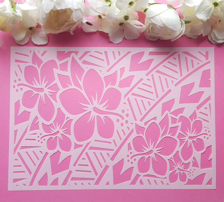 Polynesian Cake Stencil #43