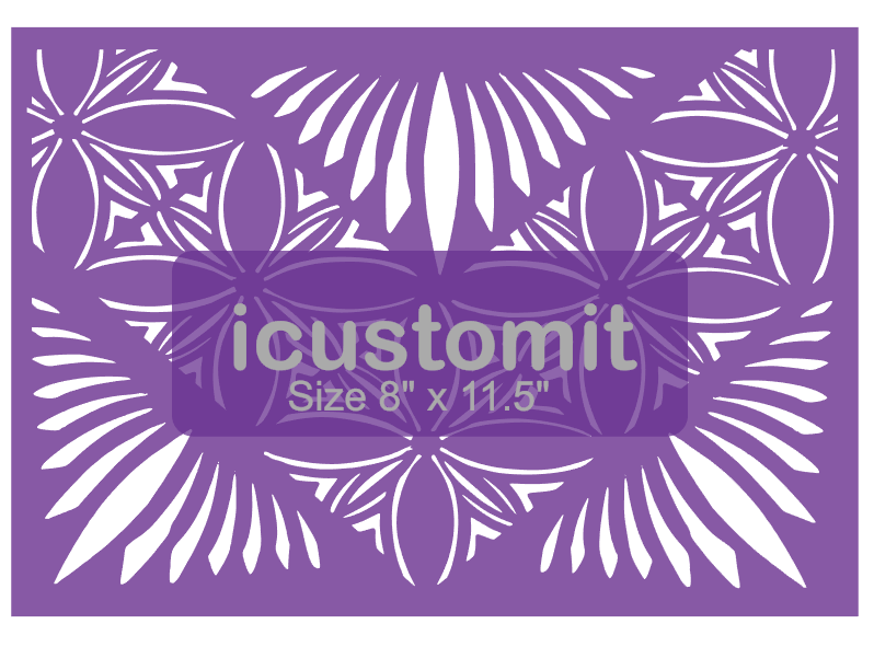 Polynesian Cake Stencil #38