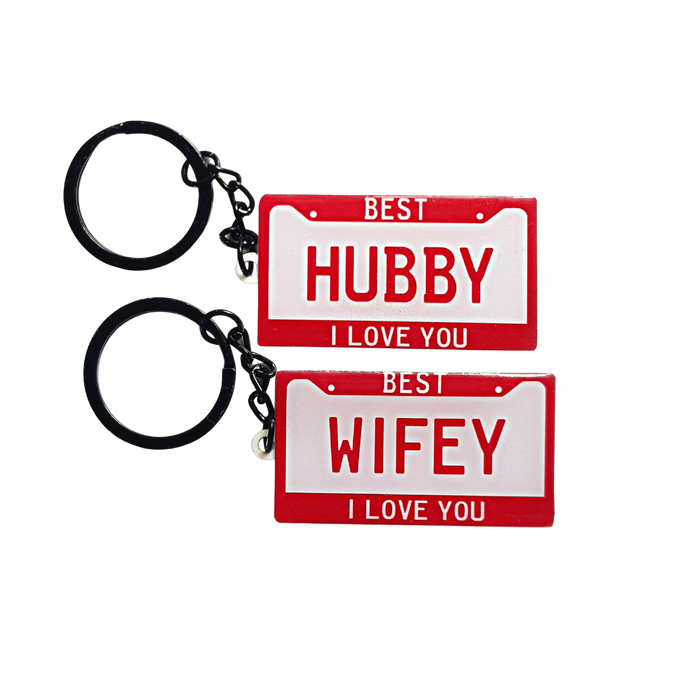 Personalized Number Plate Key Chain