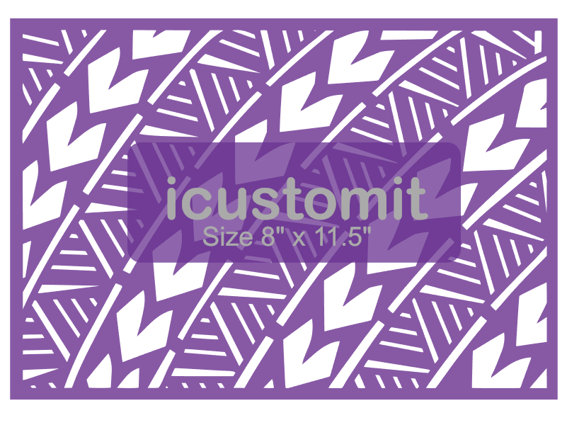 Polynesian Cake Stencil #42