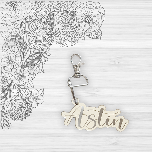 Personalized Name Key Ring